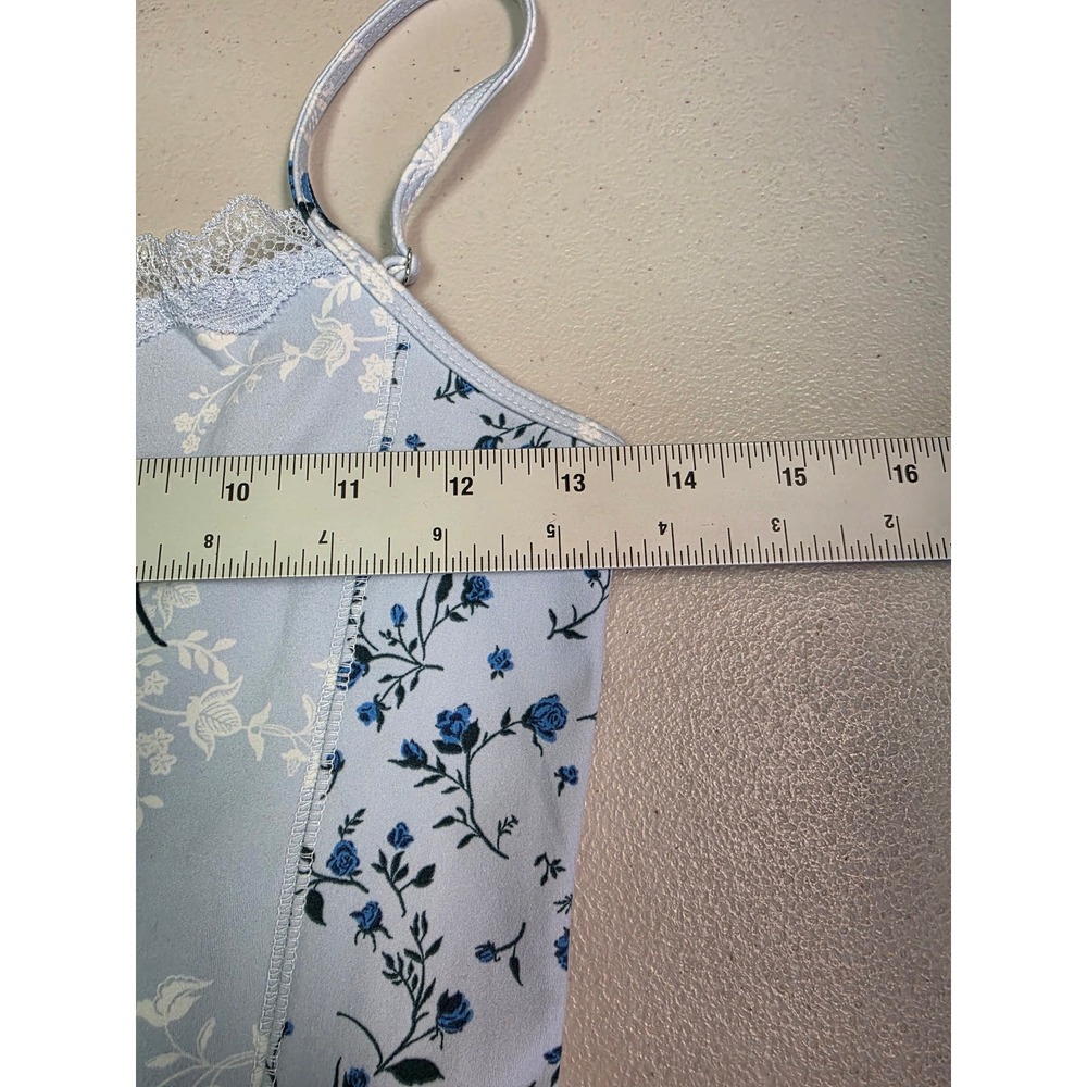 Wild Fable ButterBliss Floral Romper Light‎ Blue Lace Trim Small - Picture 6 of 8